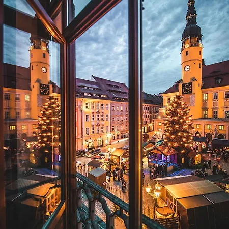 Hauptmarkt - Blick Auf Rathaus & Dom Bautzen